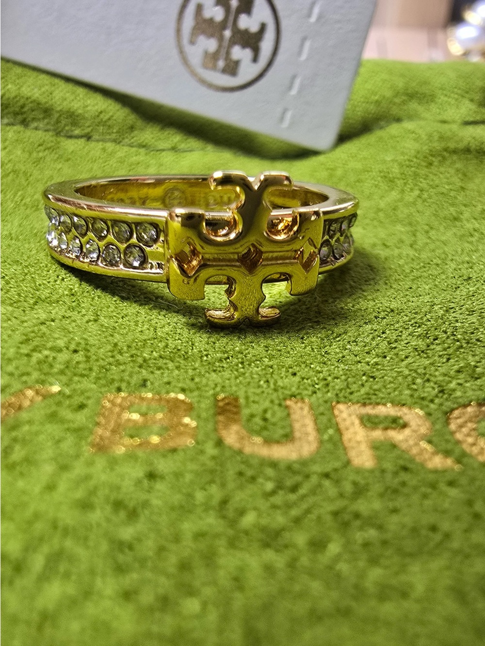 Tory Burch Pave Ring